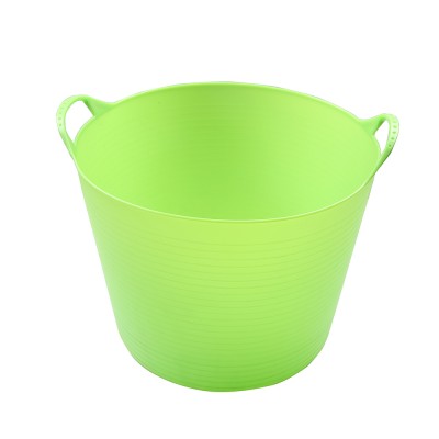 Stackable cheap price outdoor soft flexible plastic tubtrug